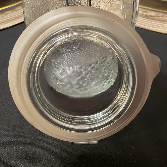 Vtg Wheaton Fruit Embossed Hinged Jar - Picture 6 of 7